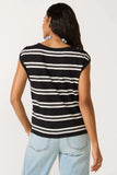 Rhissa Striped Muscle Top