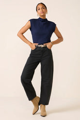 Nara Mock Neck Top