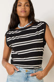 Rhissa Striped Muscle Top