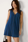 Solas Denim Mini Dress
