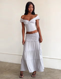 DENALI MAXI SKIRT DOVE GREY