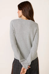 Amanda Pointelle Sweater