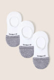 3 Pack Cushion No Show Socks