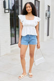Jordyn Medium Wash Denim Shorts