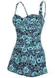 St Tropez Swim Dress Cool Kaleidoscope