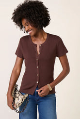 Eden Button Front Sweater