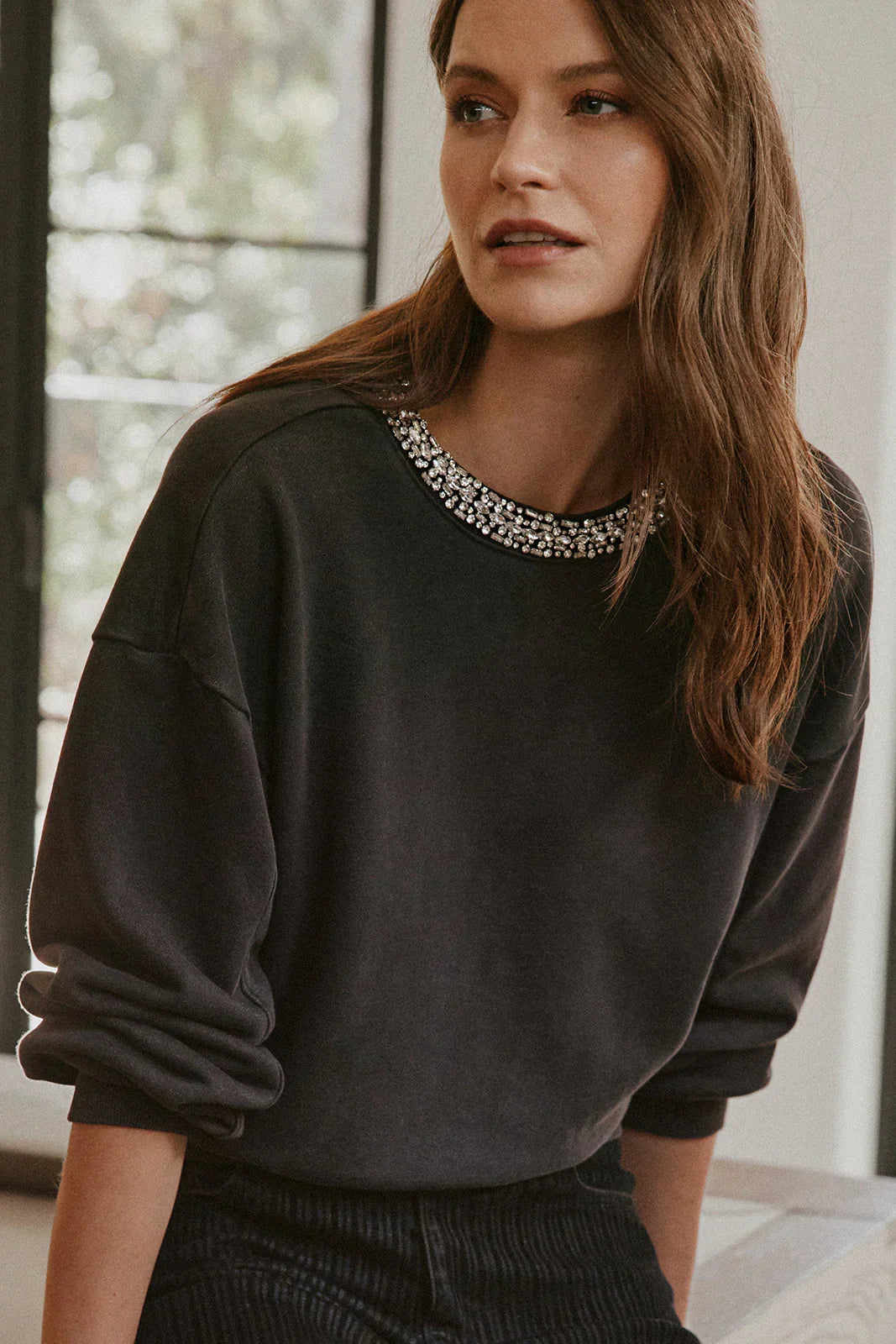 Jazzy Embellished Sweatshirt