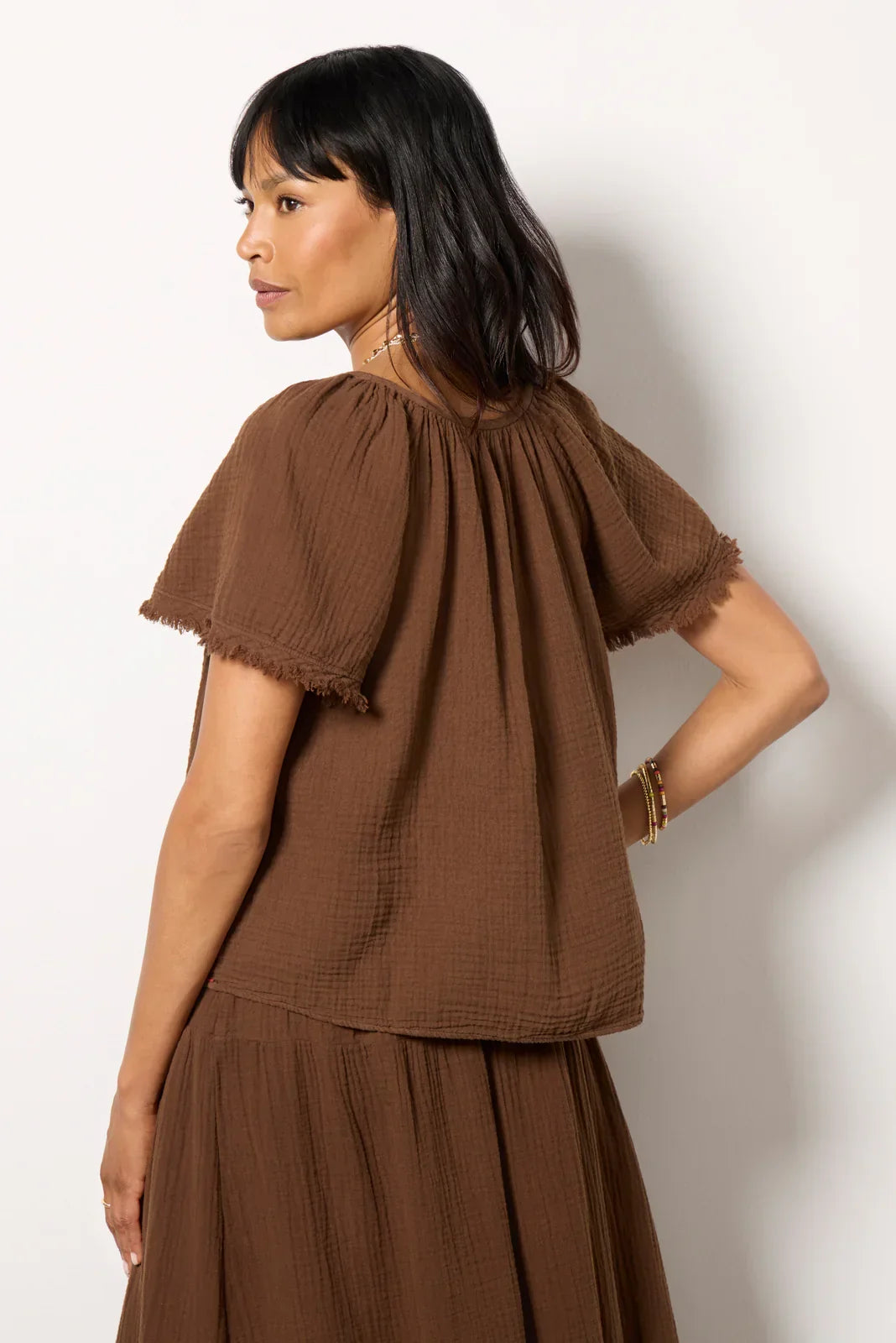 Macie Gauze Top