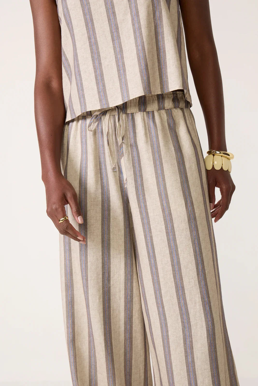Leah Linen Stripe Pant