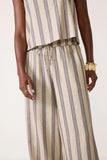 Leah Linen Stripe Pant