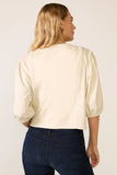 Vincent Faux Suede Top