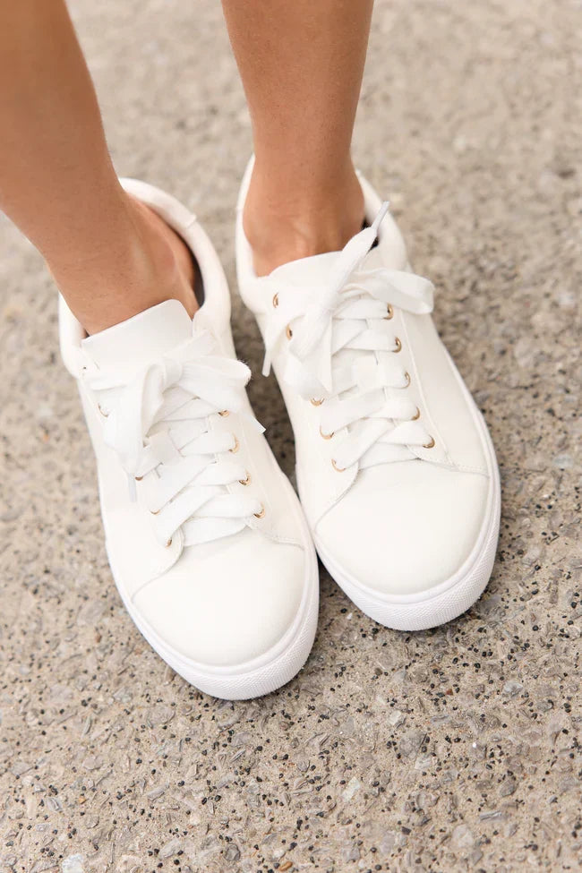 Falon White Sneakers