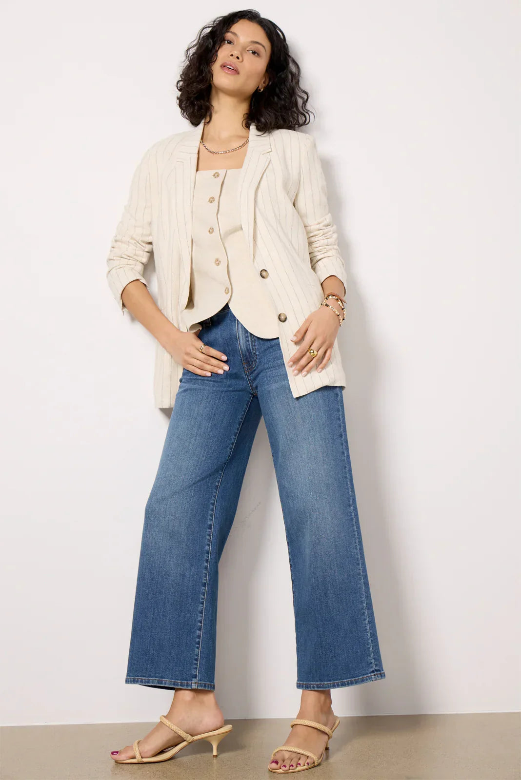 Livingston Pinstripe Blazer