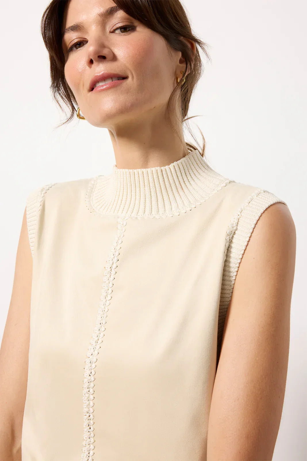 Renne Faux Suede Top
