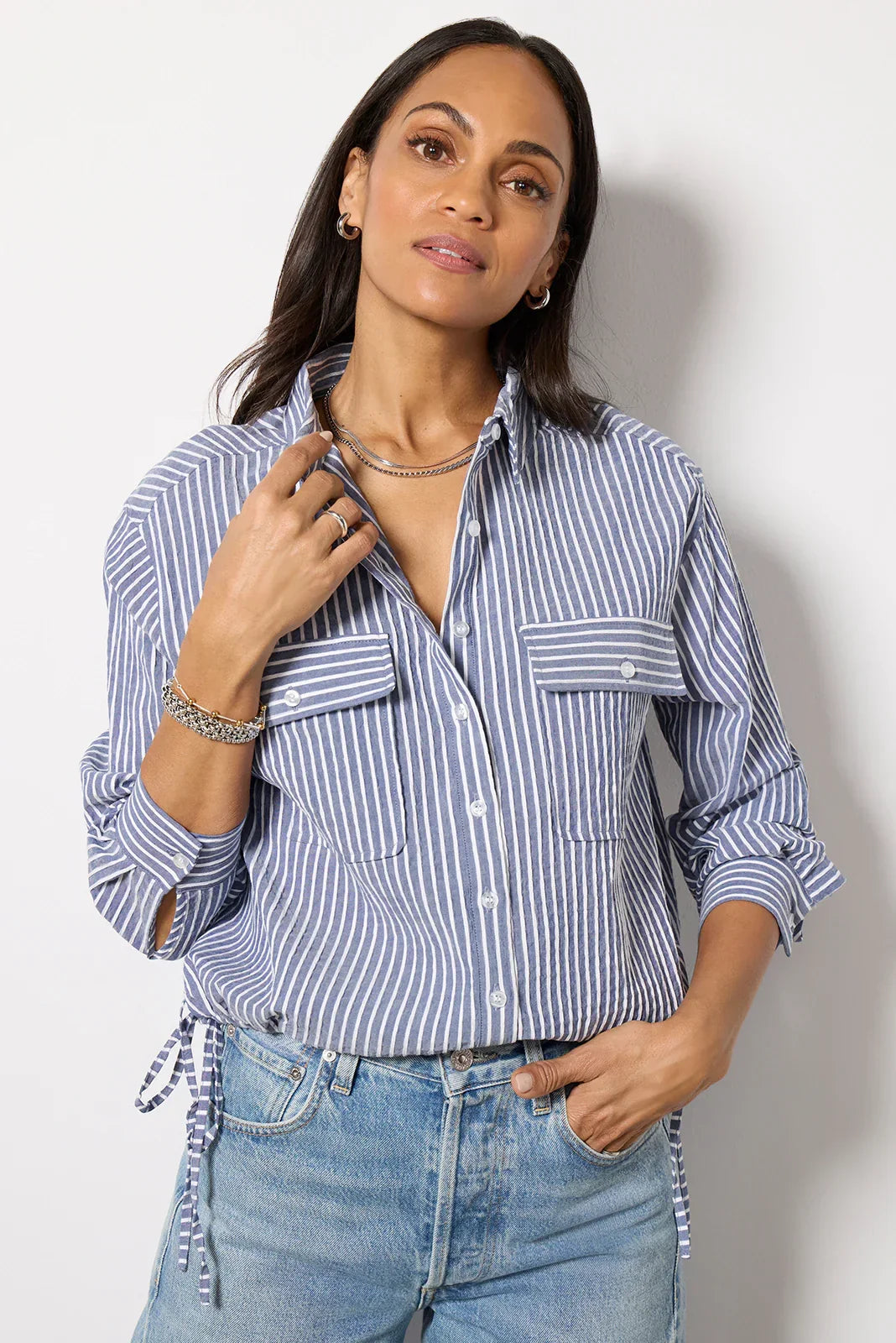 Louise Side Tie Shirt