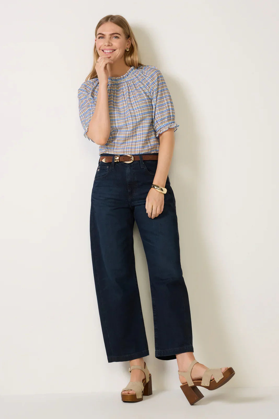 Whitney Ruffle Top