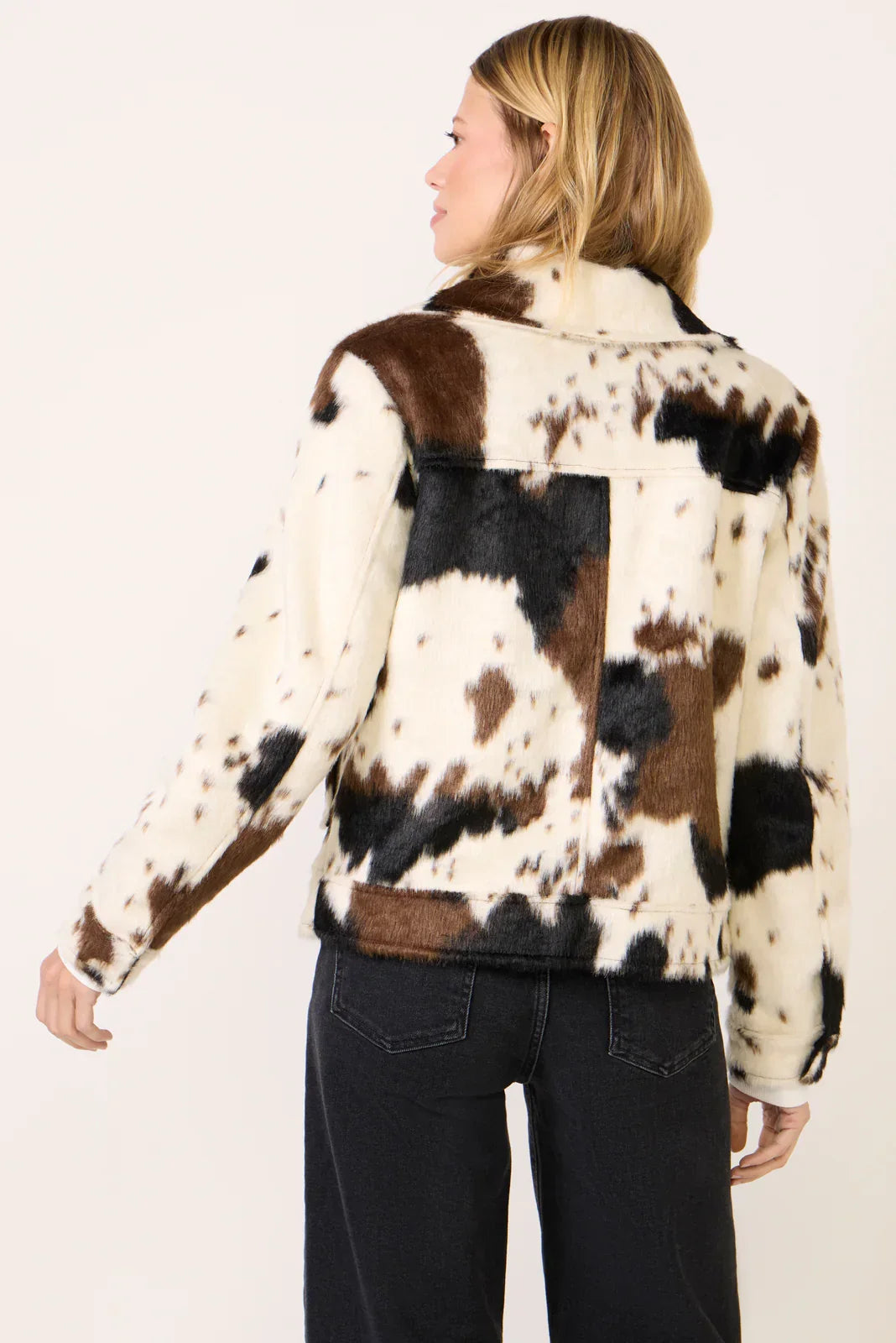 Maggie Cow Print Jacket