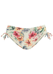 Printed Tie Side Moderate Bottom Cream Multi