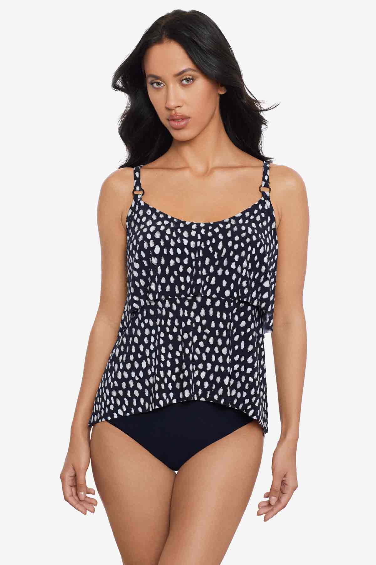 Grace Tankini Top in Pebbles