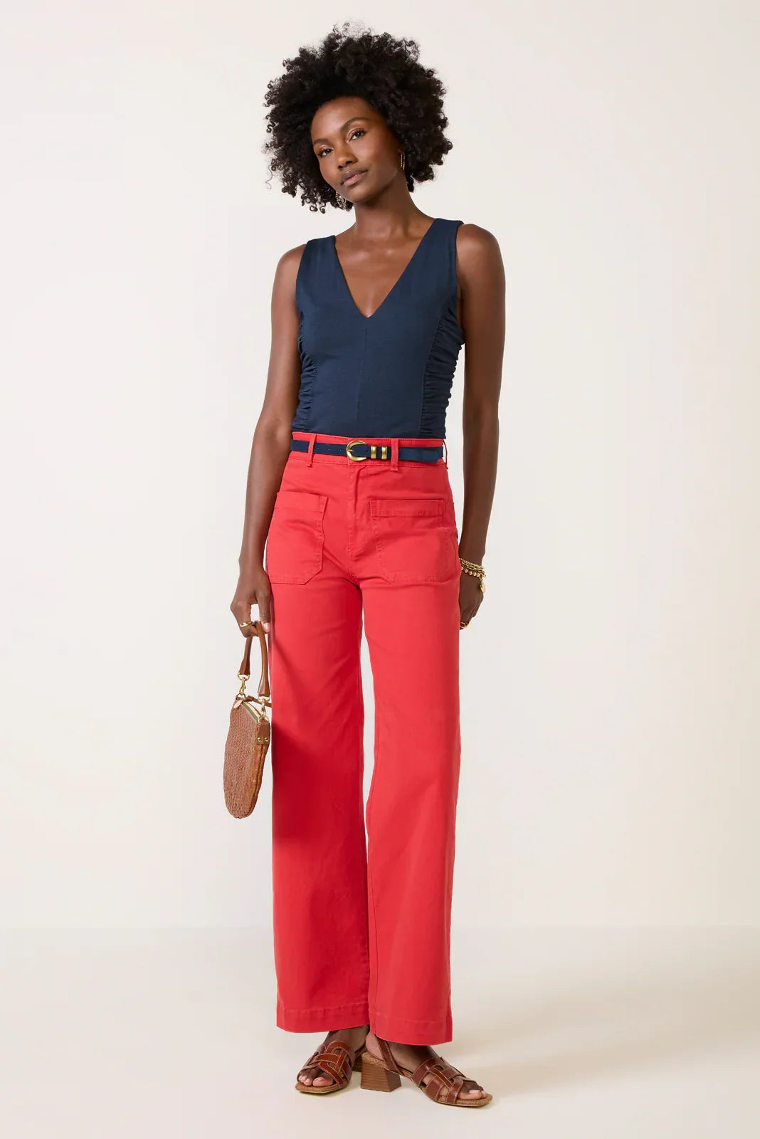 Cropped Sailor Pant