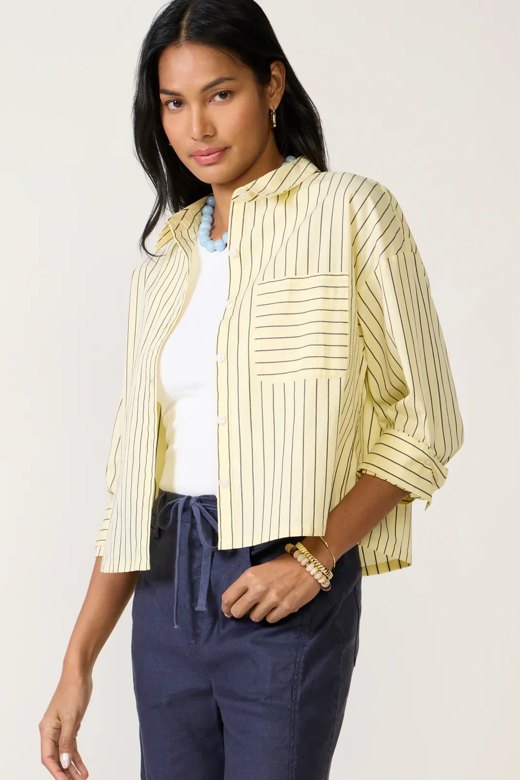 Aiden Crop Shirt