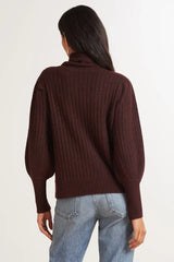 Kenzie Balloon Turtleneck Pullover