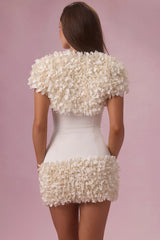 Cropped Bolero in Pearl