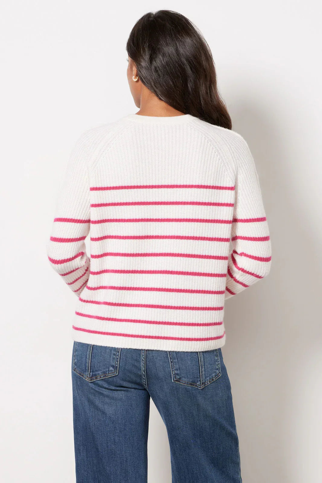 Campbell Cashmere Stripe Pullover