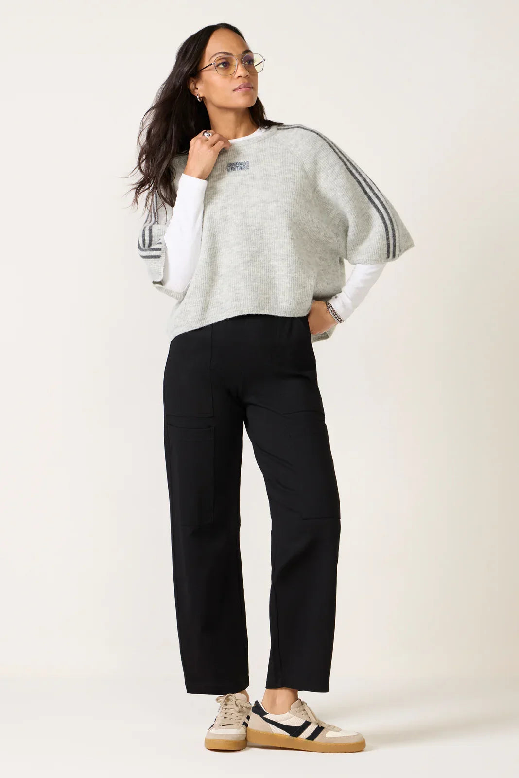 Utility Ponte Barrel Pant