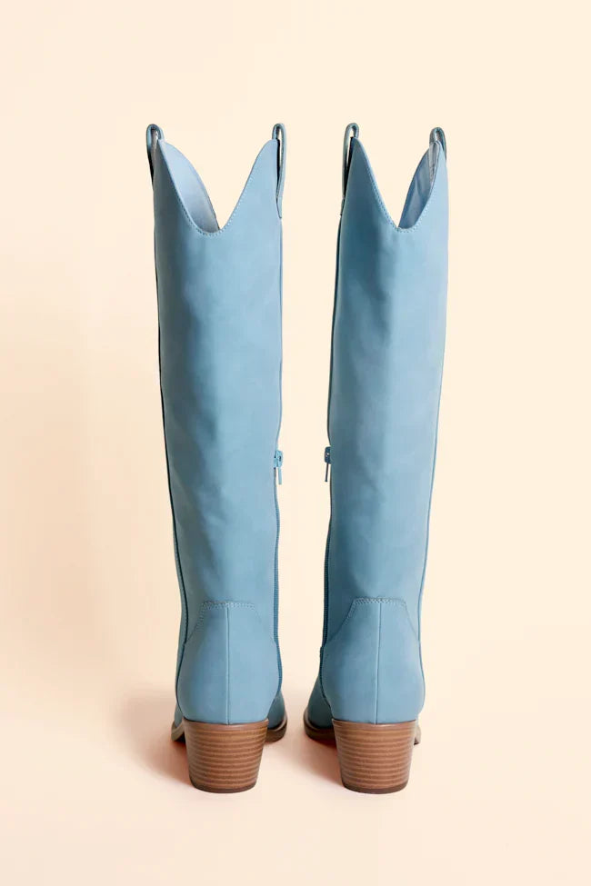 Shania Blue Boots