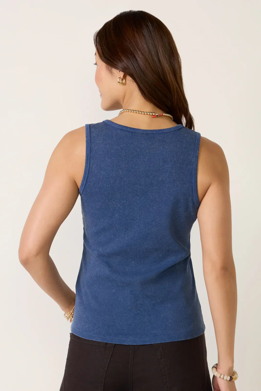 Callan Washed Henley Tank