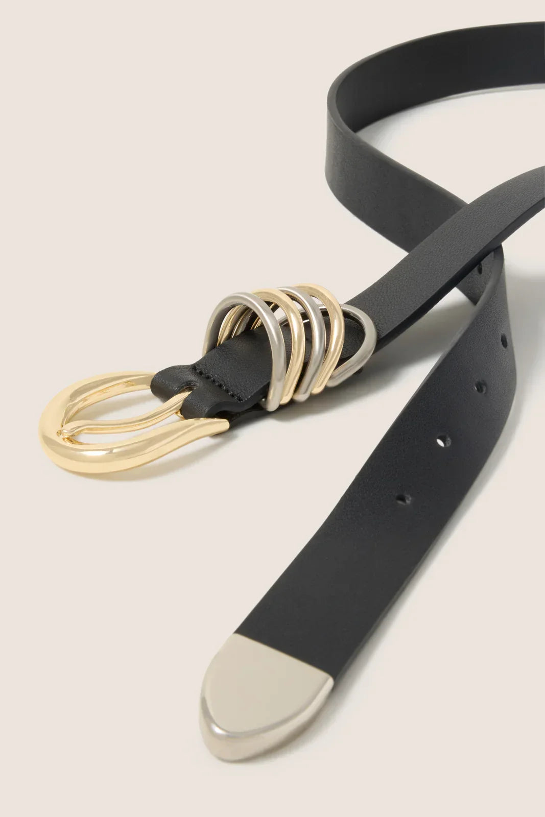 Celine Leather Multi Loop Belt