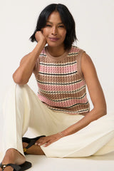 Deeley Stripe Stitch Tank