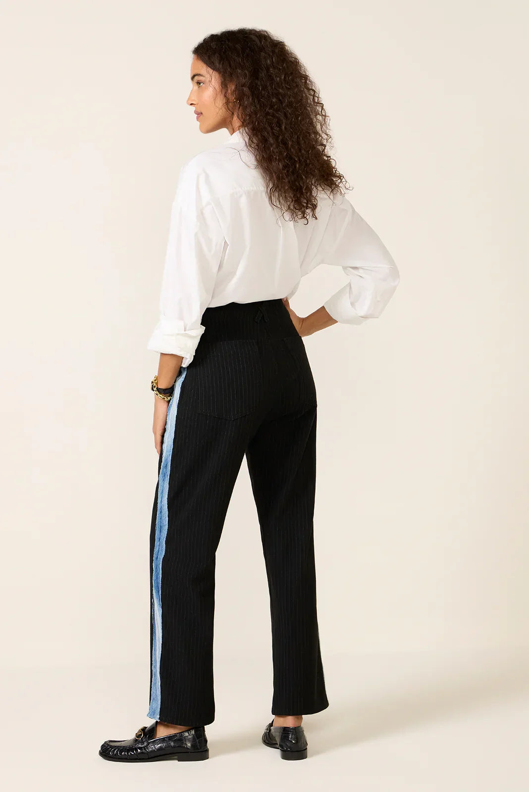 Tomboy Tuxedo Wide Leg Jean