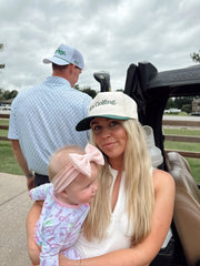 KenzKustomz Green Vintage Trucker Hat Hes Golfing