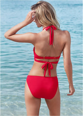 Laguna Wrap Underwire Top Red Hot