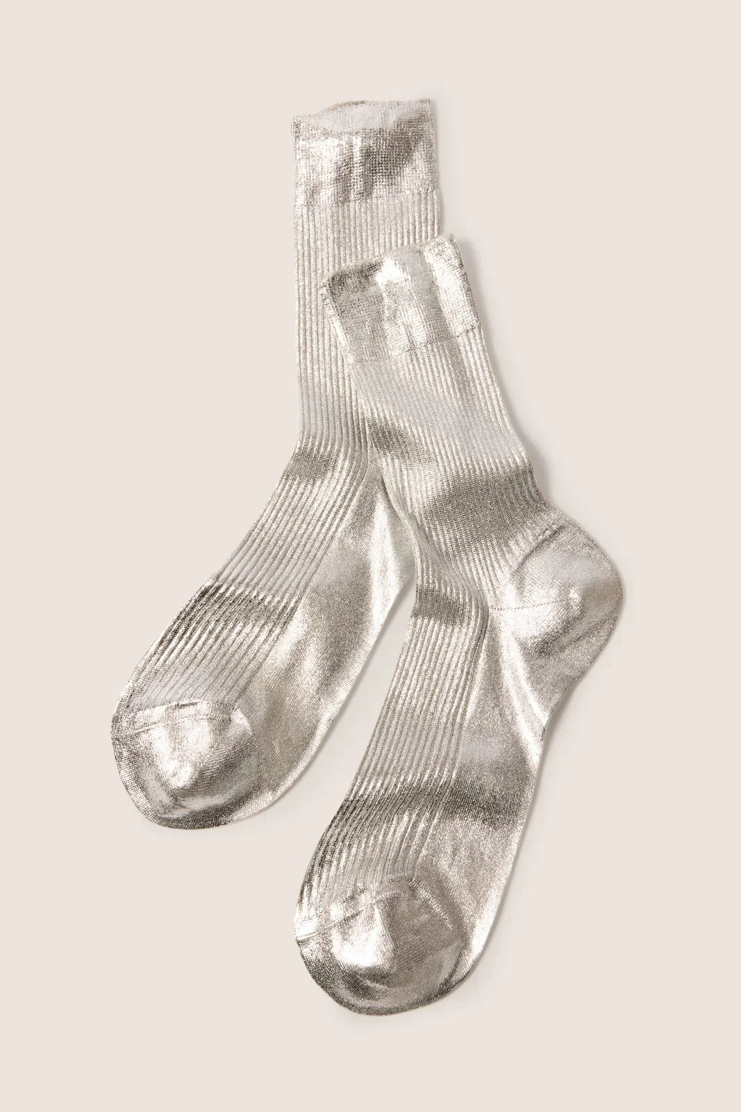 Ribbed Laminated Sock