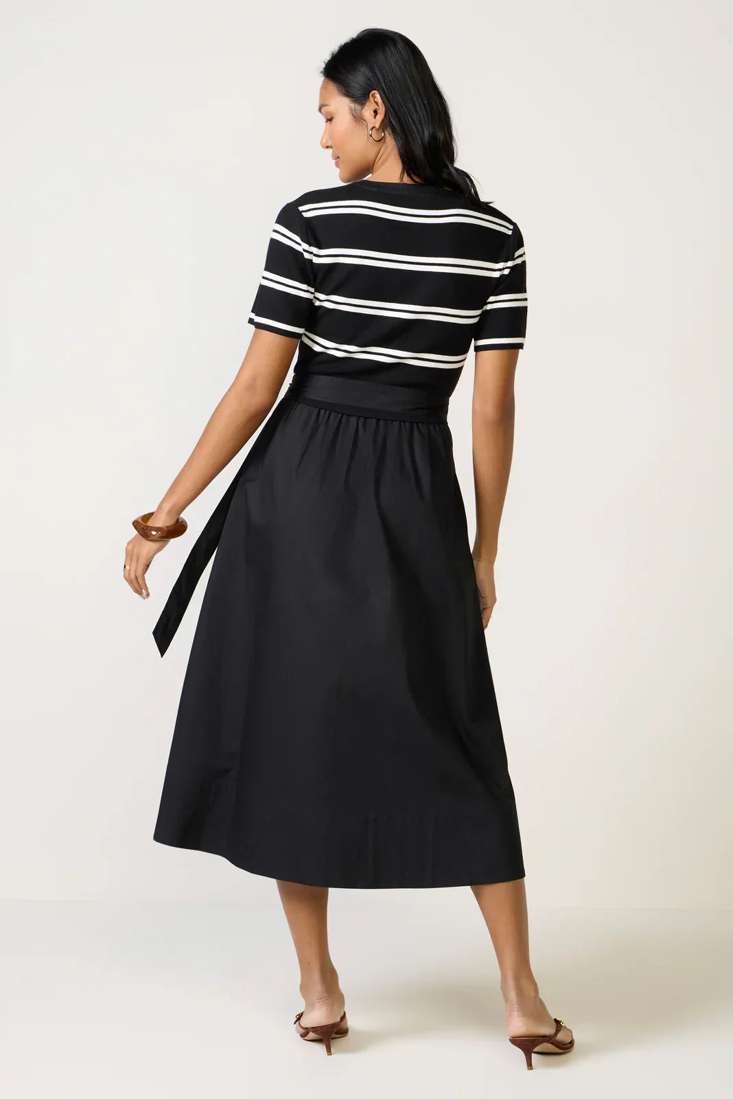 Anika Twofer Henley Midi Dress