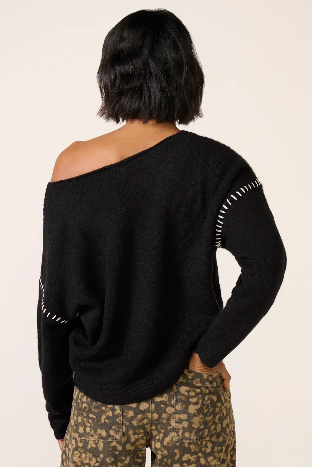 Jessie Whipsitch Off Shoulder Sweater
