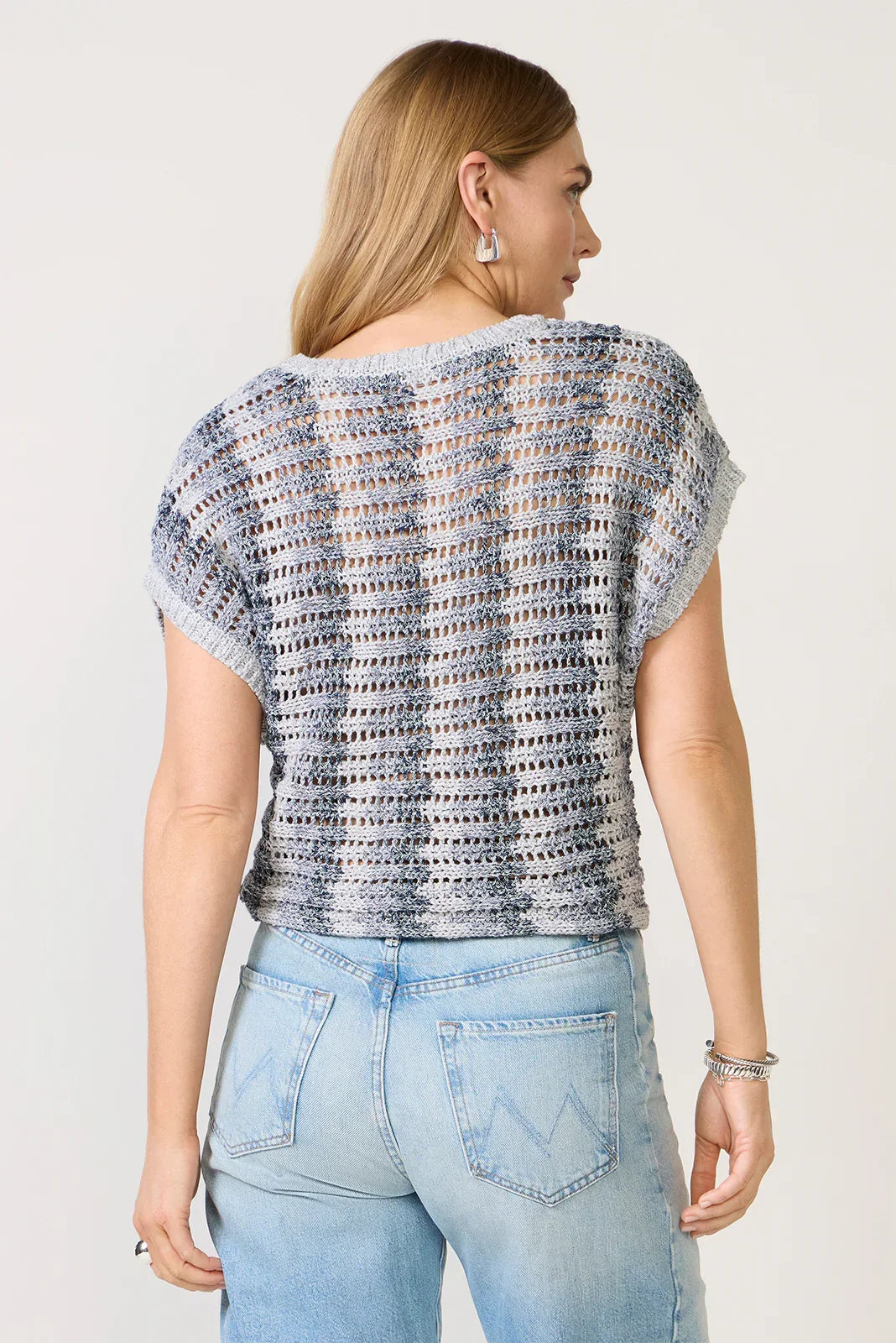 Ballast Crochet Stripe Top