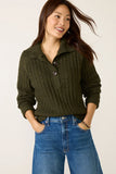 Bridget Half Button Sweater