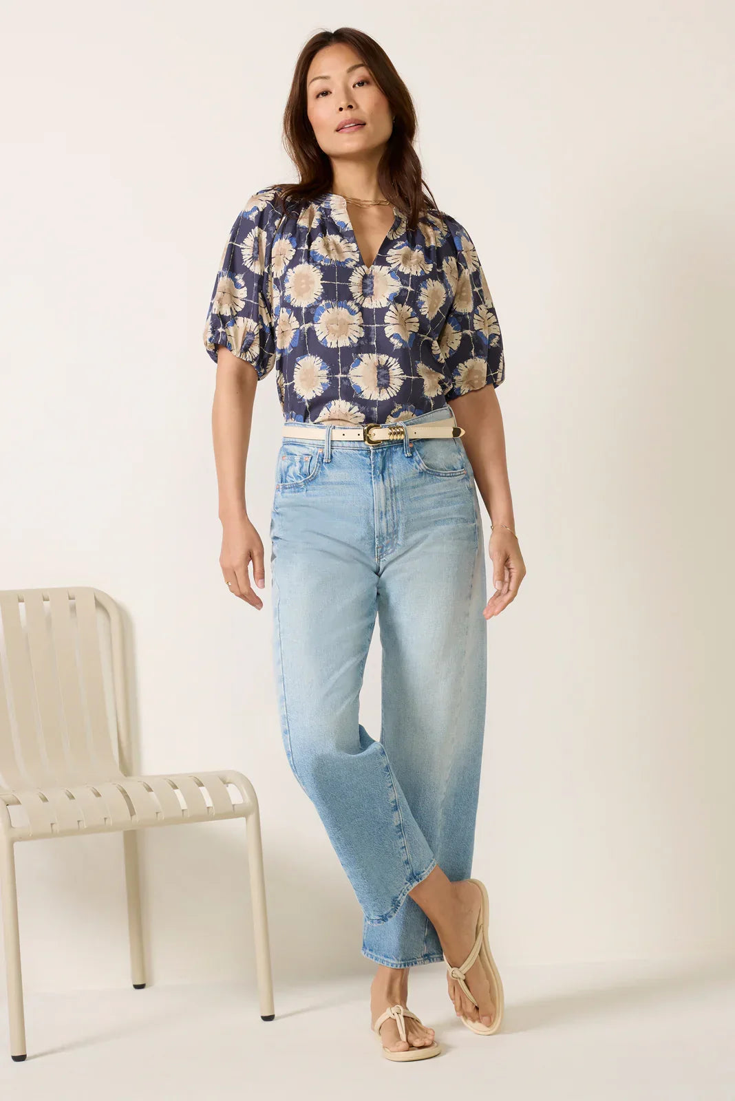 Kellen Dye Effect Blouse