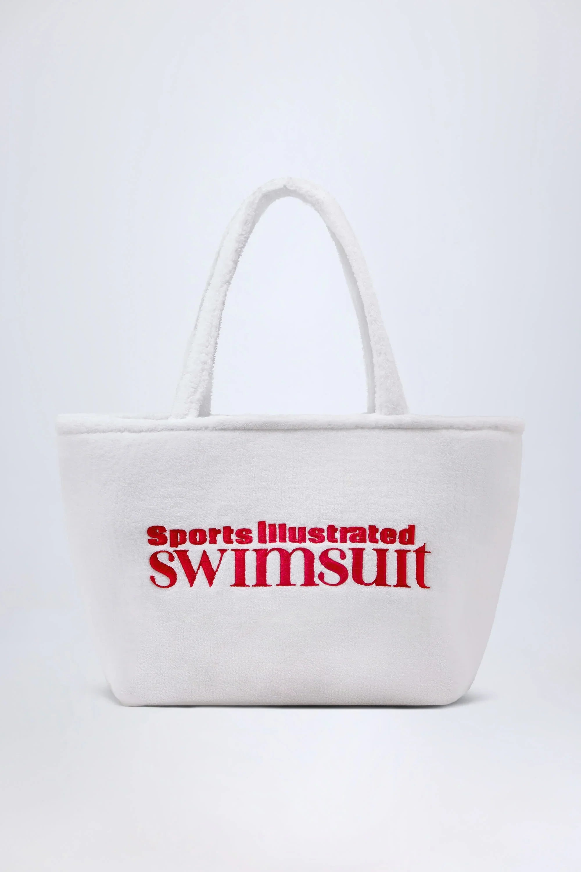 Towelling Tote Bag in White