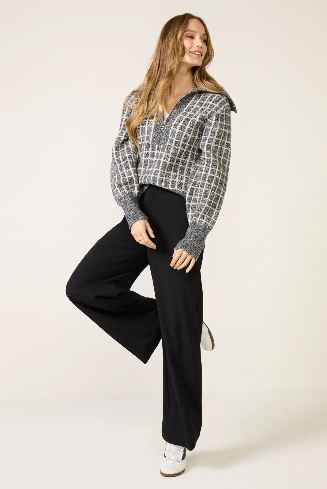 Furley Half Zip Knit Sweater