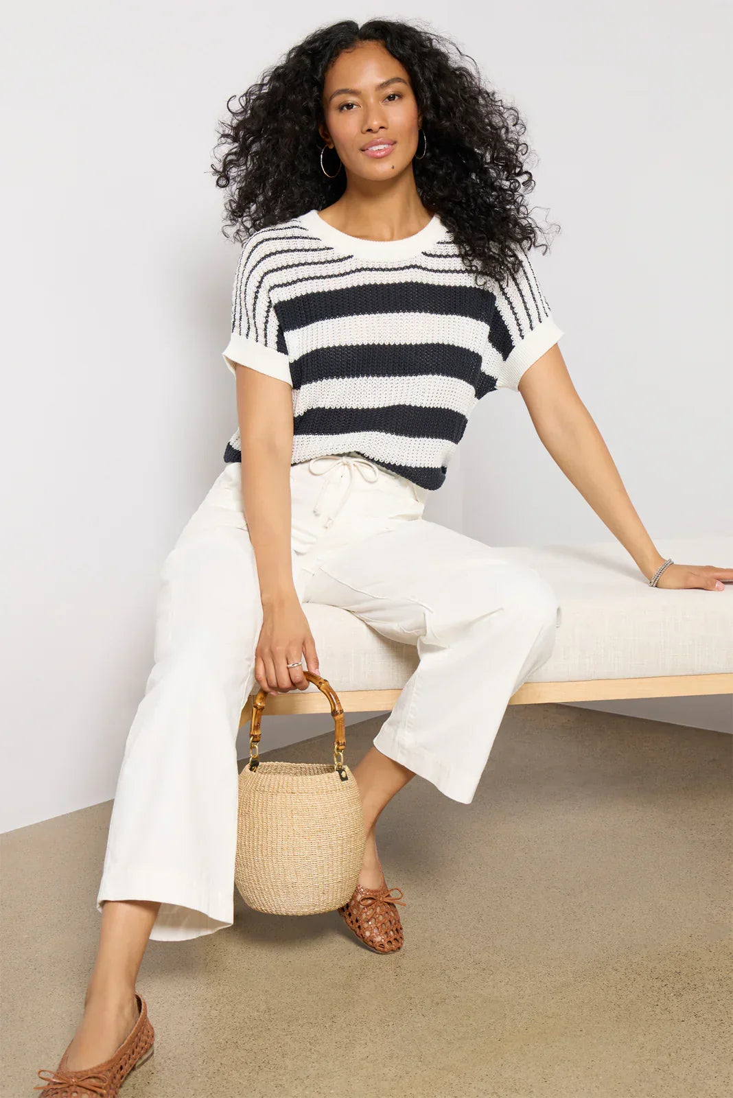 Ivy Open Weave Tee