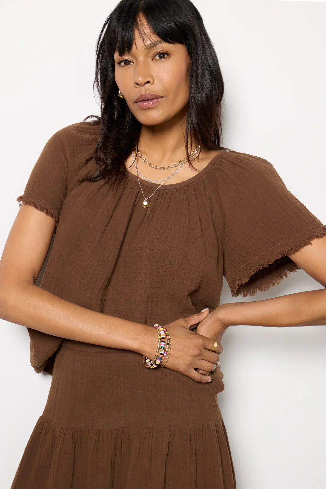 Macie Gauze Top