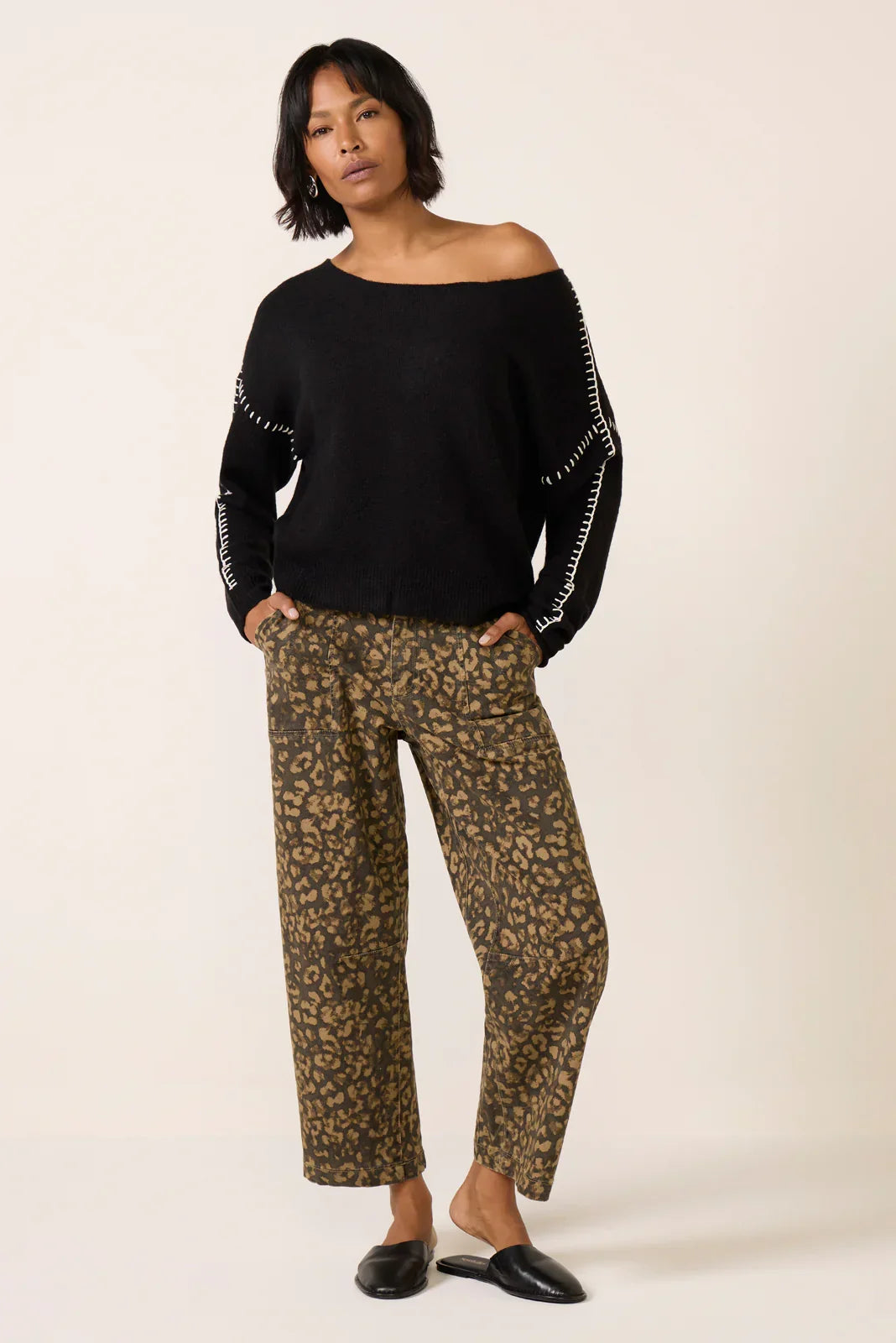 Jessie Whipsitch Off Shoulder Sweater