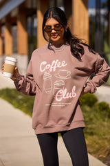 Coffee Club Mocha Graphic Sweatshirt