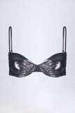Underwired Bikini Top in Silver