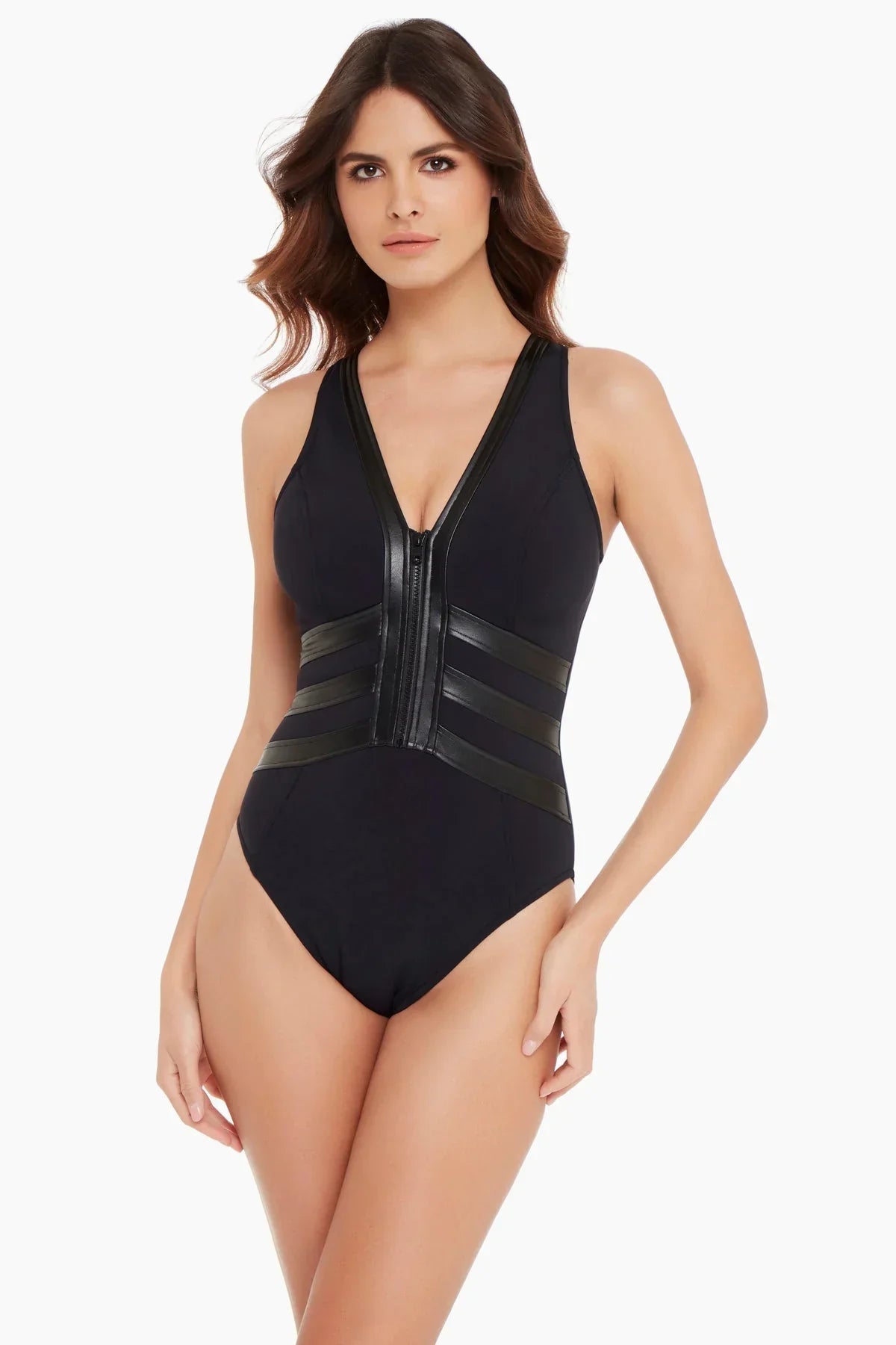 Sean One Piece in Moto Chic